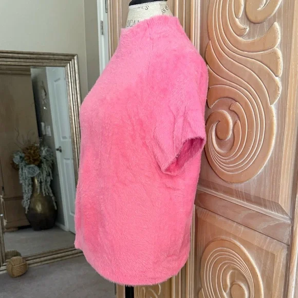 Anthropologie Maeve Eyelash Mock-Neck Sweater Tee Size XL - Picture 5 of 12